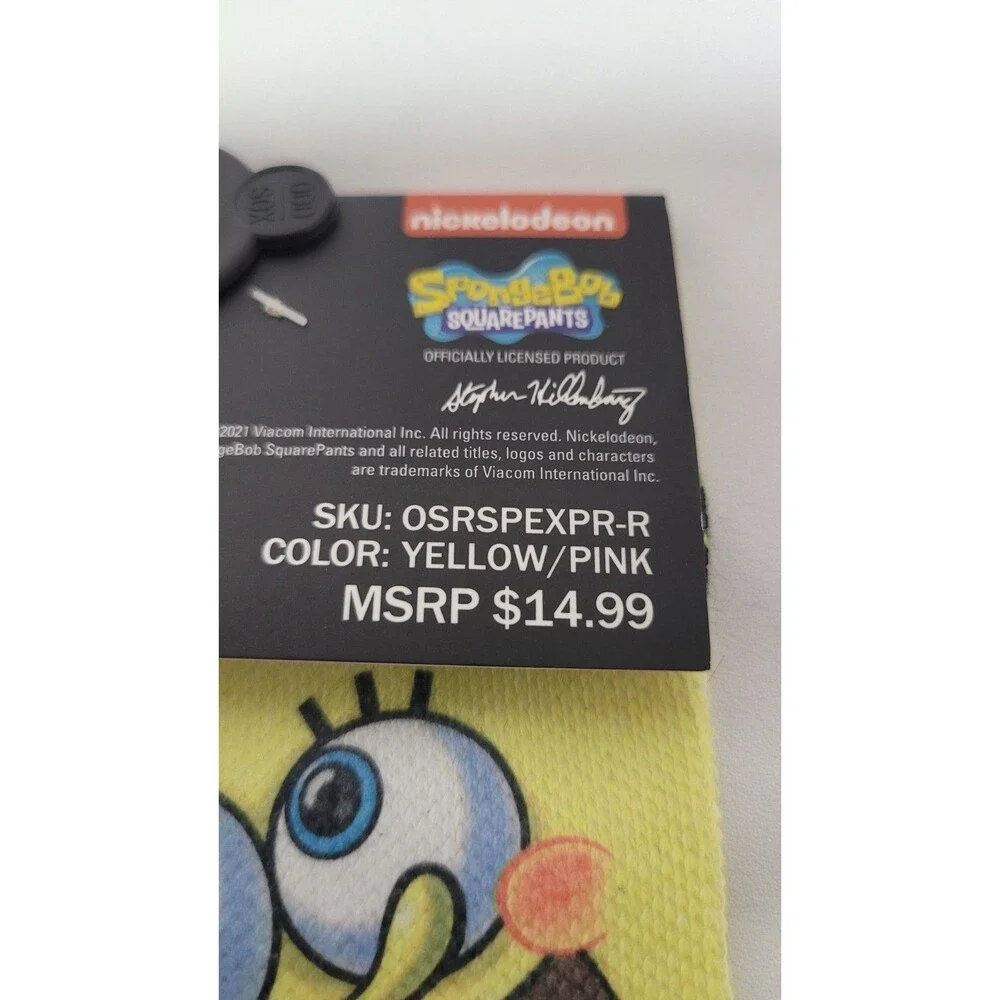Odd Sox Nickelodeon Spongebob Squarepants Patrick Crew Socks Size 6-13 Gag Gift